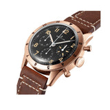 Breitling Avi 1953 Edition Black Dial Brown Leather Strap Watch for Men - RB0920131B1X1 Authentic Buy Shop Now