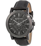 Burberry The City Black Dial Black Leather Strap Watch for Men - BU9364 Authentic Buy Shop Now