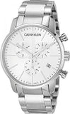 Calvin Klein City White Dial Silver Steel Strap Watch for Men - K2G27146 Authentic Buy Shop Now