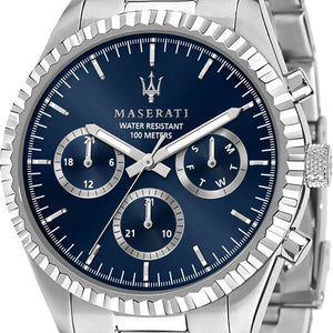 Maserati Competizione Chronograph Quartz Blue Dial Watch For Men - R8853100022 Authentic Buy Shop Now