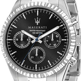 Maserati Competizione Chronograph Quartz Black Dial Watch For Men - R8853100023 Authentic Buy Shop Now