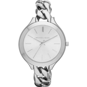 Michael Kors Slim Runway Silver Dial Silver Steel Strap Watch for Women - MK3279 Authentic Buy Shop Now