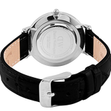 Daniel Wellington Classic Petite Reading Black Dial Black Leather Strap Watch For Women - DW00100235 Authentic Buy Shop Now