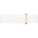 Daniel Wellington Classic Petite Dover Black Dial White NATO Strap Watch For Women - DW00100312 Authentic Buy Shop Now