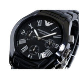 Emporio Armani Black Ceramic Dial Ceramic Strap Watch For Women - AR1401 Authentic Buy Shop Now