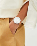 Tissot T Classic Everytime Large White Dial Brown Leather Strap Watch For Men - T109.610.16.037.00 Authentic Buy Shop Now