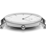 Daniel Wellington Classic Petite St Mawes White Dial Brown Leather Strap Watch For Women - DW00100187 Authentic Buy Shop Now