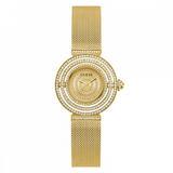 Guess Dream Quartz Gold Dial Gold Mesh Strap Watch For Women - GW0550L2 Authentic Buy Shop Now
