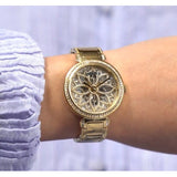 Guess Lily Quartz Gold Dial Gold Steel Strap Watch For Women - GW0528L2 Authentic Buy Shop Now