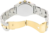 Marc Jacobs Blade Chronograph Silver Dial Two Tone Steel Strap Watch for Women - MBM3177 Authentic Buy Shop Now