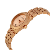 Marc Jacobs Peeker Pink Dial Rose Gold Stainless Steel Strap Watch for Women - MBM3377 Authentic Buy Shop Now
