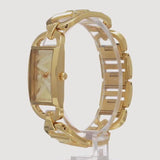 Michael Kors Empire Three Hand Gold Dial Gold Steel Strap Watch For Women - MK7406 Authentic Buy Shop Now