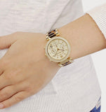 Michael Kors Parker Gold Dial Two Tone Steel Strap Watch for Women - MK5688 Authentic Buy Shop Now