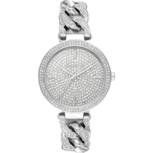 Michael Kors Catelyn Quartz Crystals Silver Dial Silver Steel Strap Watch For Women - MK4675 Authentic Buy Shop Now