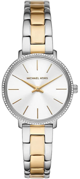 Michael Kors Pyper Quartz Silver Dial Two Tone Steel Strap Watch For Women - MK1041 Authentic Buy Shop Now