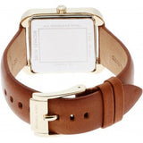 Michael Kors Lake White Dial Brown Leather Strap Watch For Women - MK2584 Authentic Buy Shop Now