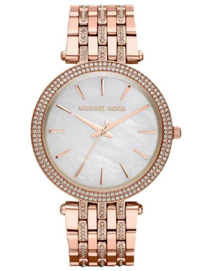 Michael Kors Darci Mother of Pearl Dial Rose Gold Steel Strap Watch for Women - MK3220 Authentic Buy Shop Now
