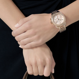 Michael Kors Blair Rose Gold Dial Rose Gold Steel Strap Watch for Women - MK5263 Authentic Buy Shop Now