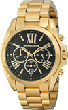 Michael Kors Bradshaw Black Dial Gold Steel Strap Watch for Women - MK5739 Authentic Buy Shop Now