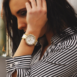 Michael Kors Parker White Dial Two Tone Steel Strap Watch for Women - MK6119 Authentic Buy Shop Now