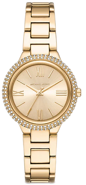 Michael Kors Taryn Quartz Gold Dial Gold Steel Strap Watch For Women - MK4459 Authentic Buy Shop Now