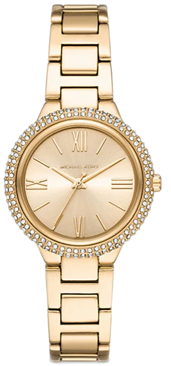 Michael Kors Taryn Quartz Gold Dial Gold Steel Strap Watch For Women - MK4459 Authentic Buy Shop Now