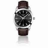 Tissot Gentlemen Black Dial Brown Leather Strap Watch for Men - T127.410.16.051.01 Authentic Buy Shop Now