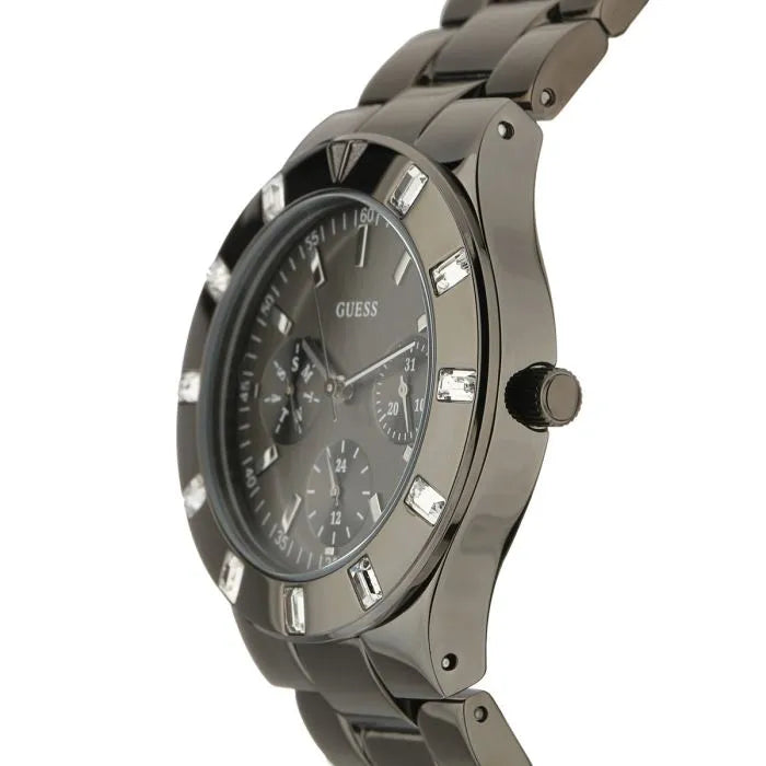 Guess XS Multifunction Quartz Brown Dial Brown Steel Strap Watch For Women - W0027L1 Authentic Buy Shop Now