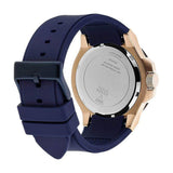 Guess Rigor Blue Dial Blue Silicone Strap Watch For Men - W0247G3 Authentic Buy Shop Now