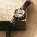 Guess Horizon Quartz Champagne Dial Brown Leather Strap Watch For Women - W0380G4 Authentic Buy Shop Now