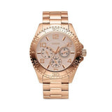 Guess BFF Multifunction Rose Gold Dial Rose Gold Steel Strap Watch for Women - W0231L4 Authentic Buy Shop Now