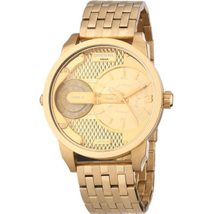 Diesel Mini Daddy Gold Dial Gold Steel Strap Watch For Men - DZ7306 Authentic Buy Shop Now