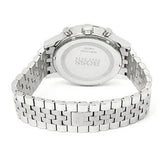 Hugo Boss Aeroliner Chronograph Black Dial Silver Steel Strap Watch For Men - 1512446 Authentic Buy Shop Now