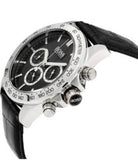 Hugo Boss Ikon Black Dial Black Leather Strap Watch for Men - 1513178 Authentic Buy Shop Now