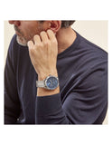 Hugo Boss Champion Blue Dial Silver Steel Strap Watch for Men - 1513818 Authentic Buy Shop Now
