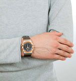 Maserati Potenza Black Dial Brown Leather Strap Watch For Men - R8851108014 Authentic Buy Shop Now