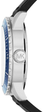 Michael Kors Cunningham Multifunction Blue Dial Black Rubber Strap Watch For Men - MK7160 Authentic Buy Shop Now