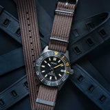 Seiko Prospex Black Series 1965 Limited Edition Black Dial Brown NATO Strap Watch For Men - SPB253J1 Authentic Buy Shop Now