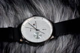 Tommy Hilfiger Lexor Silver Dial Black Leather Strap Watch For Men - 1791489 Authentic Buy Shop Now