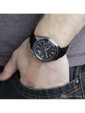 Hugo Boss Contemporary Sport Driver Black Dial Black Leather Strap Watch for Men - 1513085 Authentic Buy Shop Now