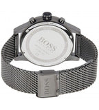Hugo Boss Jet Blue Dial Gunmetal Mesh Bracelet Watch for Men - 1513677 Authentic Buy Shop Now