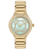 Michael Kors Kerry Mother of Pearl Dial Gold Steel Strap Watch for Women - MK3481 Authentic Buy Shop Now