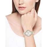 Michael Kors Darci Silver Dial Two Tone Steel Strap Watch for Women - MK3405 Authentic Buy Shop Now