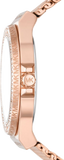 Michael Kors Lennox Three Hand Rose Gold Dial Rose Gold Mesh Strap Watch For Women - MK7336 Authentic Buy Shop Now