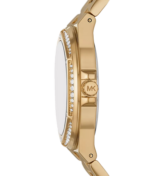 Michael Kors Lennox Gold Dial Gold Steel Strap Watch For Women - MK1062 Authentic Buy Shop Now