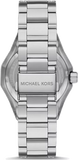 Michael Kors Raquel Three-Hand Crystals Silver Dial Silver Steel Strap Watch For Women - MK7365LE Authentic Buy Shop Now