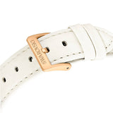 Swarovski Octea Chrono Crystals White Dial White Leather Strap Watch for Women - 5671150 Authentic Buy Shop Now