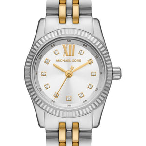Michael Kors Lexington Analog Silver Dial Two Tone Steel Strap Watch for Women - MK4740 Authentic Buy Shop Now