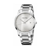 Calvin Klein City Chronograph Silver Dial Silver Steel Strap Watch for Men - K2G2G14X Authentic Buy Shop Now