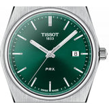 Tissot PRX Green Dial Silver Steel Strap Watch For Men - T137.410.11.091.00 Authentic Buy Shop Now